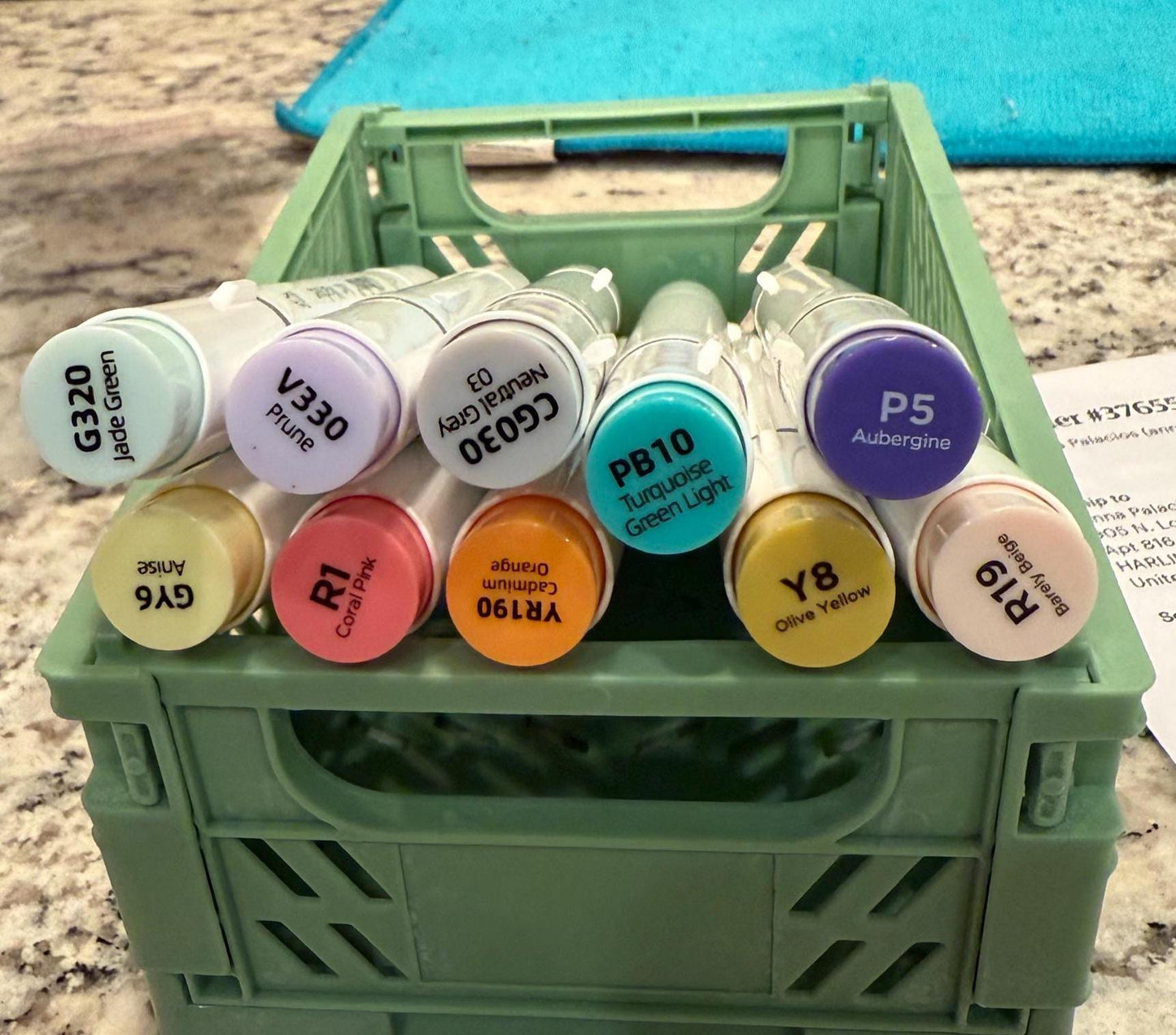 Jumbo OVERSTOCK colors Ohuhu Honolulu Marker Mystery Pack - Set of 6