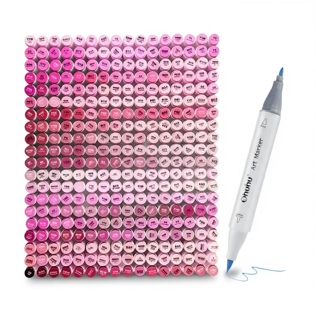 Pink Ohuhu Marker – Honolulu B Brush Tip Single Color | The Marker Monster