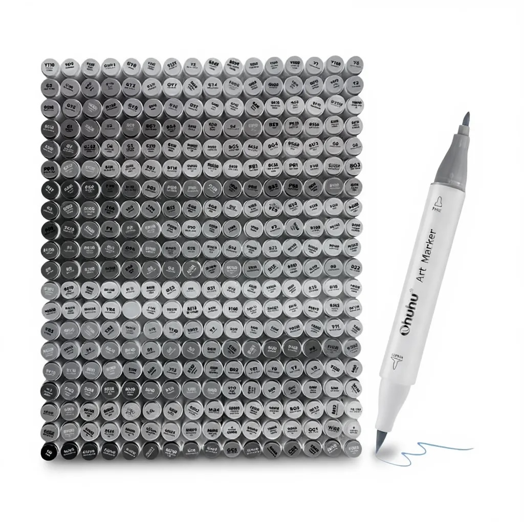 Grey Ohuhu Marker – Honolulu B Brush Tip Single Color | The Marker Monster