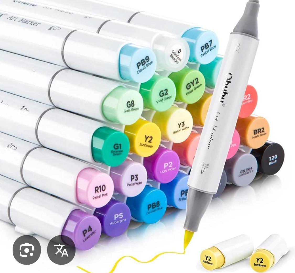 GRAYS *Single OHUHU Honolulu B Alcohol Marker Choose your color! Mix and Match! Grays.