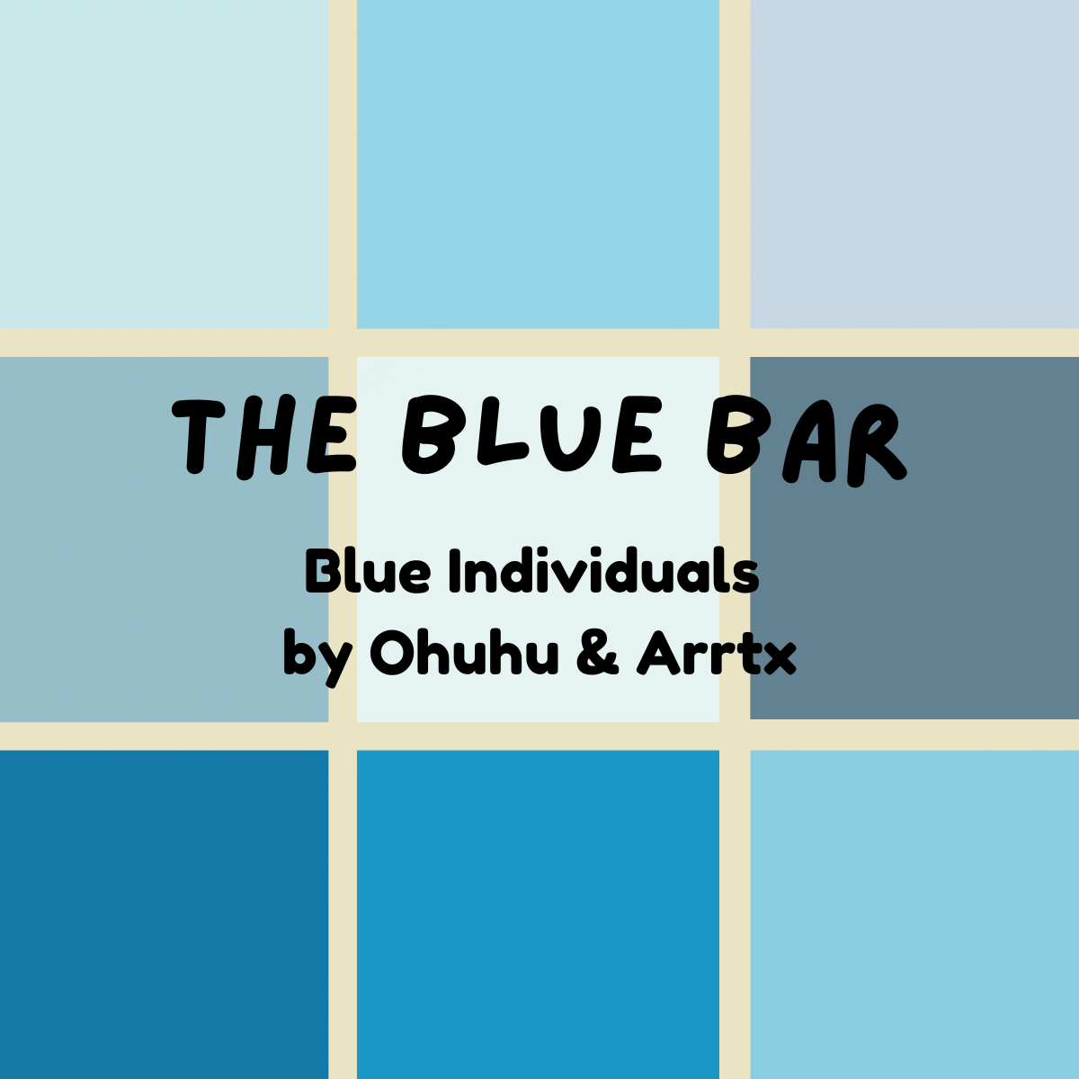Blue Ohuhu Honolulu B Brush/Fine/ Chisel Tip  Single Color | Sold by The Marker Monster
