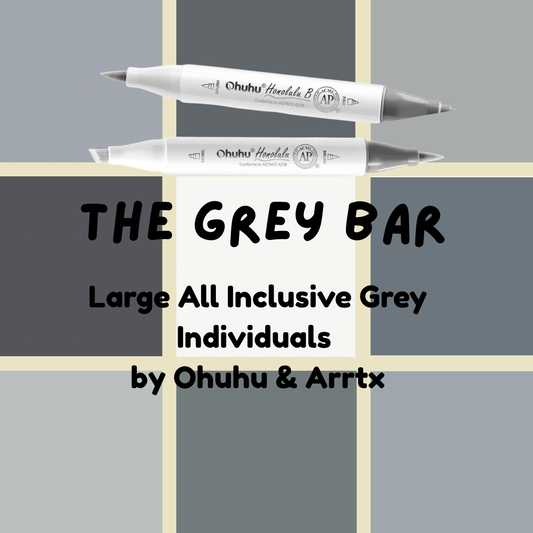 Cool Greys Ohuhu Honolulu B Brush/Fine/Chisel Tip Marker –  Single Color | Sold by The Marker Monster
