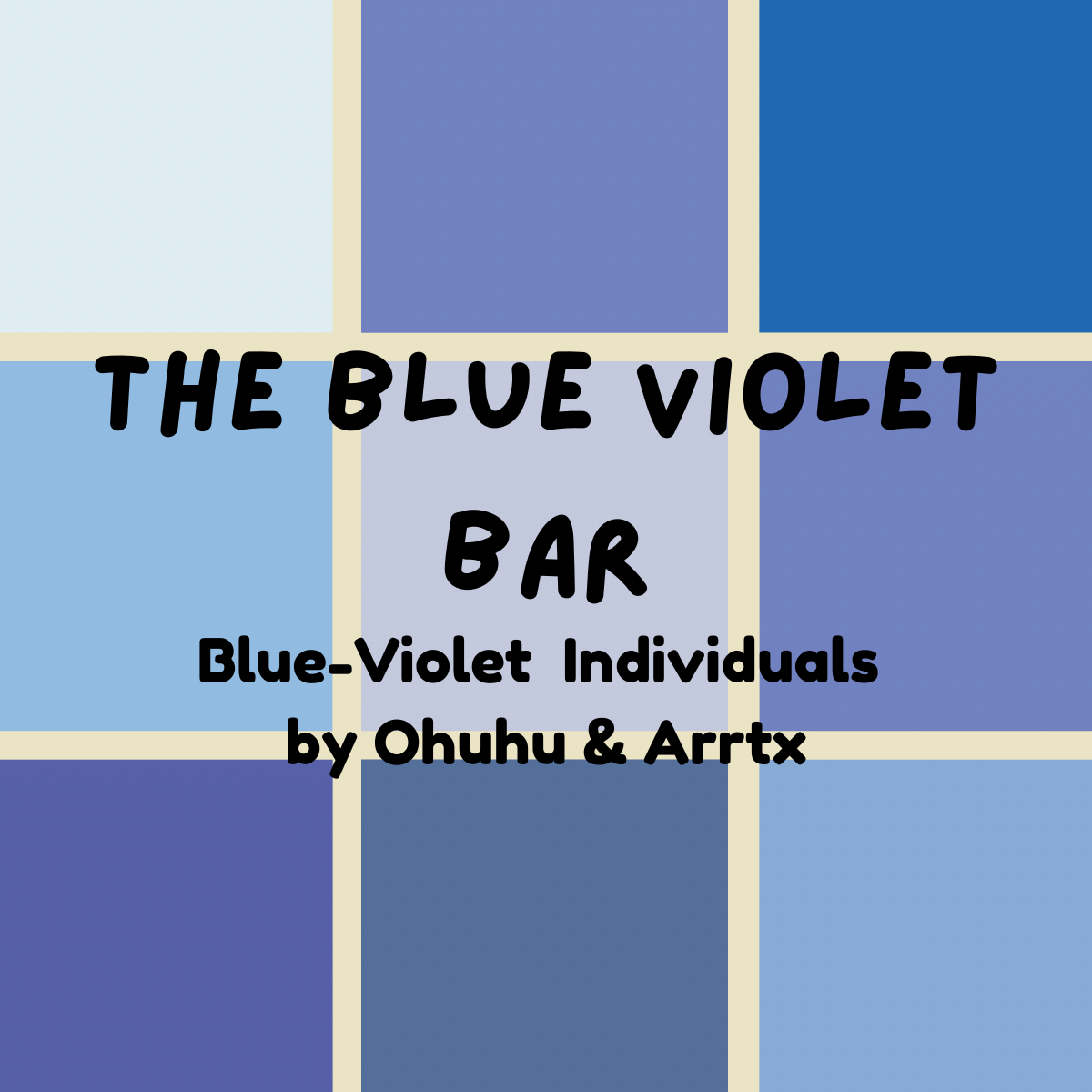 Blue Violets Ohuhu Honolulu B Brush/Fine / Chisel Tip  Single Color | Sold by The Marker Monster