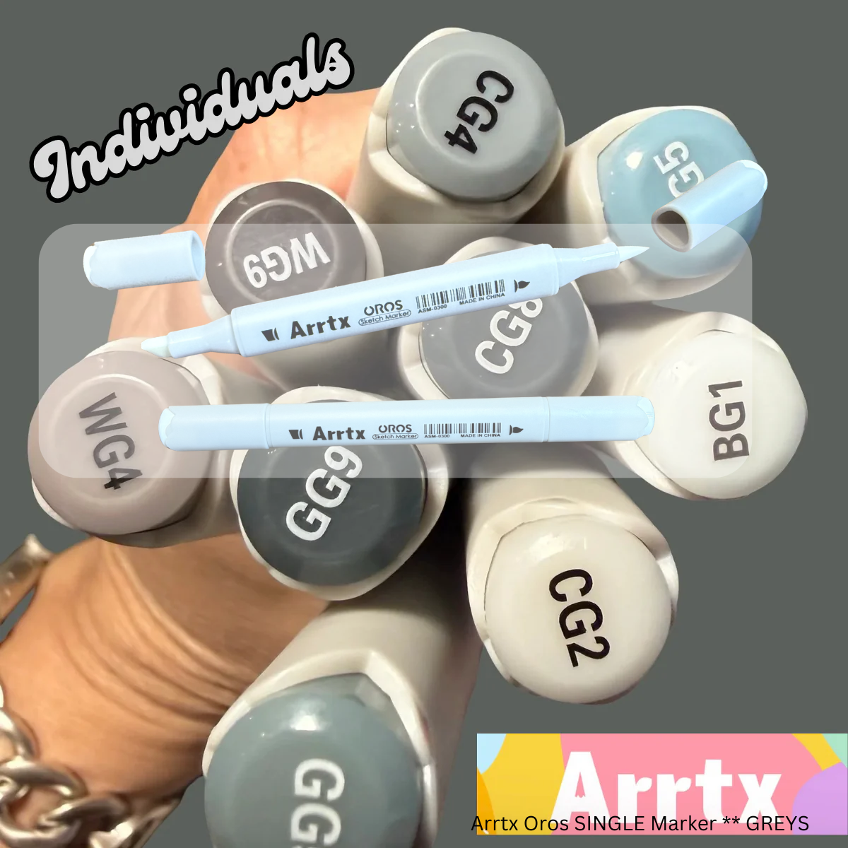 Arrtx Oros SINGLE Marker ** GREYS