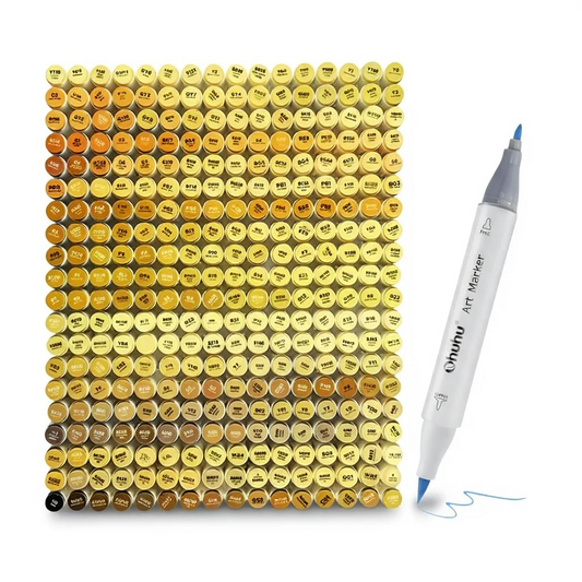 Yellows Ohuhu Marker – Honolulu B Brush Tip Single Color | The Marker Monster