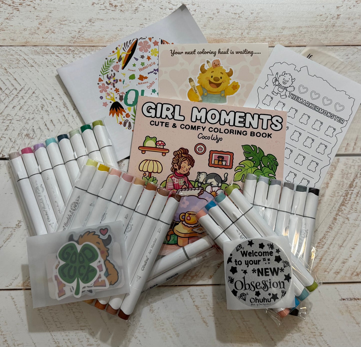 The Obsessed Package – Ultimate Ohuhu Starter Kit (Curated by The Marker Monster)