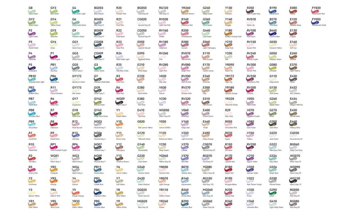 TANS *Single OHUHU Honolulu B Alcohol Marker  Choose your color!  Mix and Match! TANS
