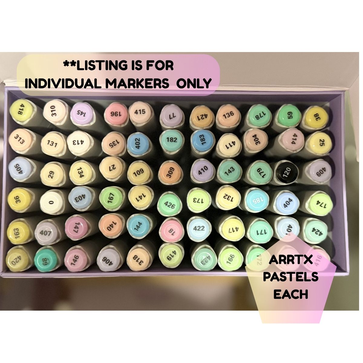Arrtx Oros SINGLE Marker **Pastels 66