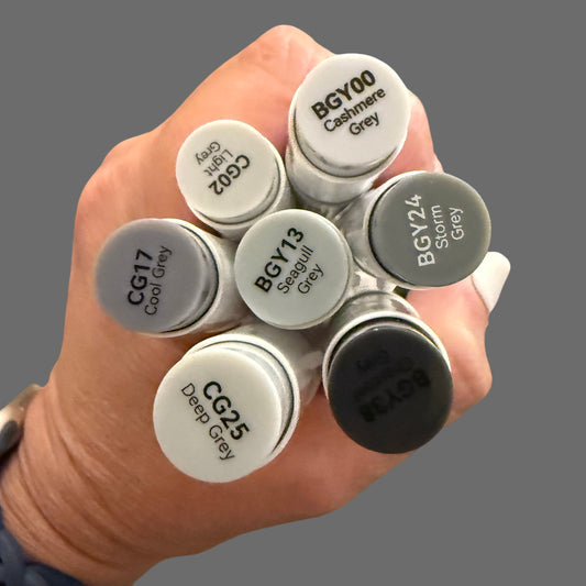 Cool Greys Ohuhu Honolulu B Brush/Fine Tip Marker – Single Color | Sold by The Marker Monster (Authorized Reseller)