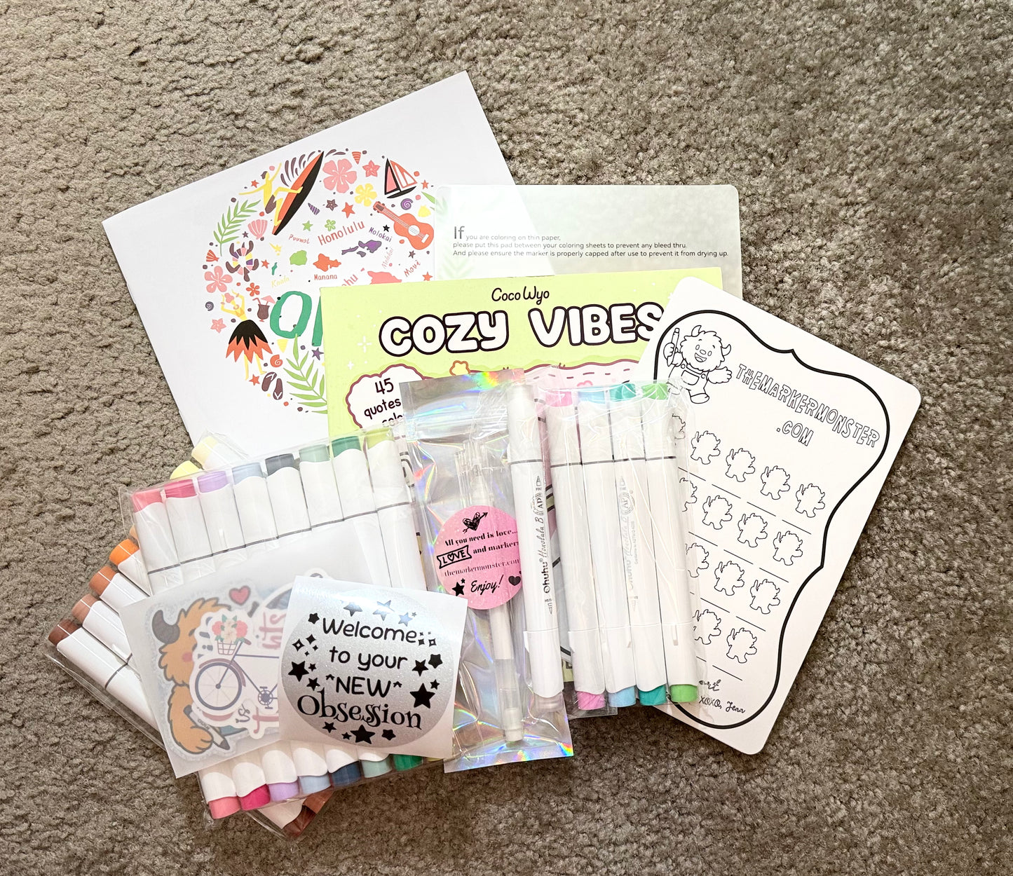 The Obsessed Package – Ultimate Ohuhu Starter Kit (Curated by The Marker Monster)