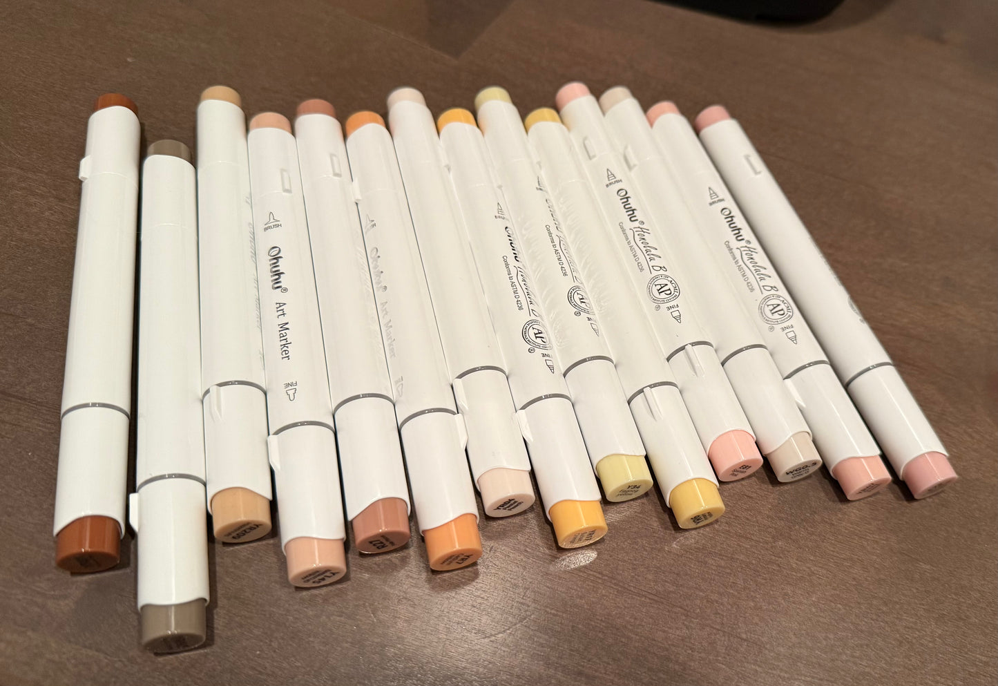 Custom Gradient Marker Bundle 4- 5 piece –Ohuhu Honolulu Brush/Fine/ Chisel Tip  Single Color | Sold by The Marker Monster