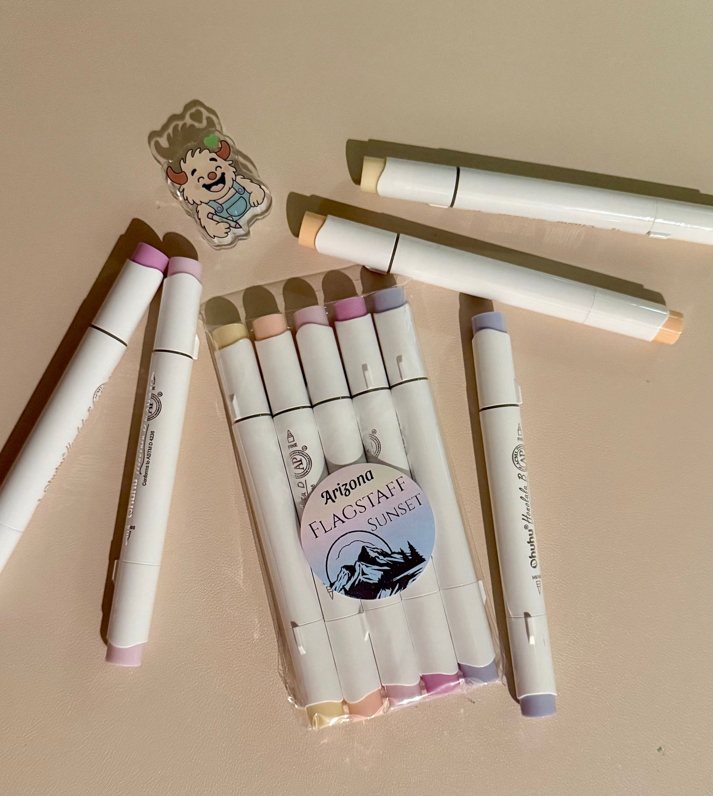 CLEARANCE Marker Palettes 4- 5 piece –Ohuhu Honolulu Brush/Fine/ Chisel Tip   Sold by The Marker Monster