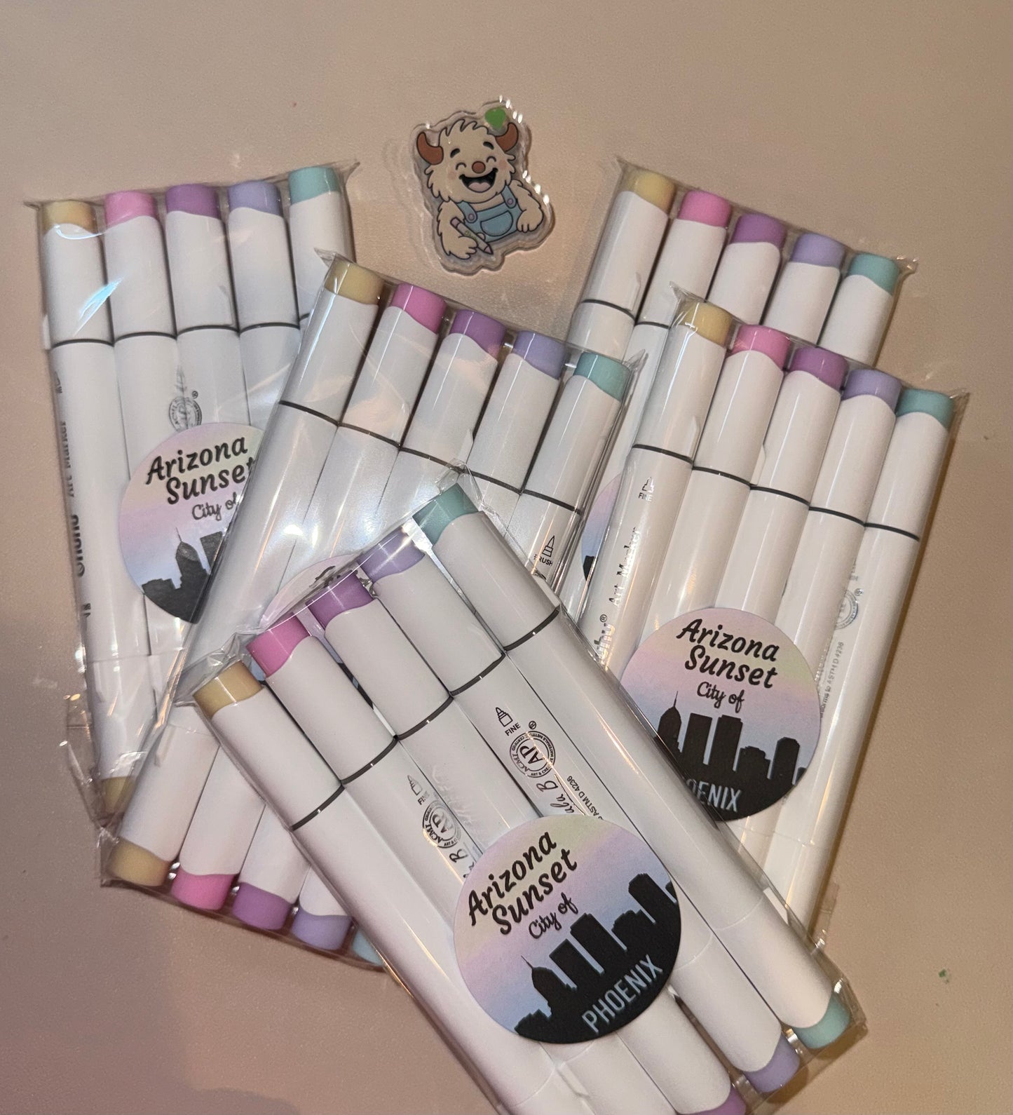 CLEARANCE Marker Palettes 4- 5 piece –Ohuhu Honolulu Brush/Fine/ Chisel Tip   Sold by The Marker Monster