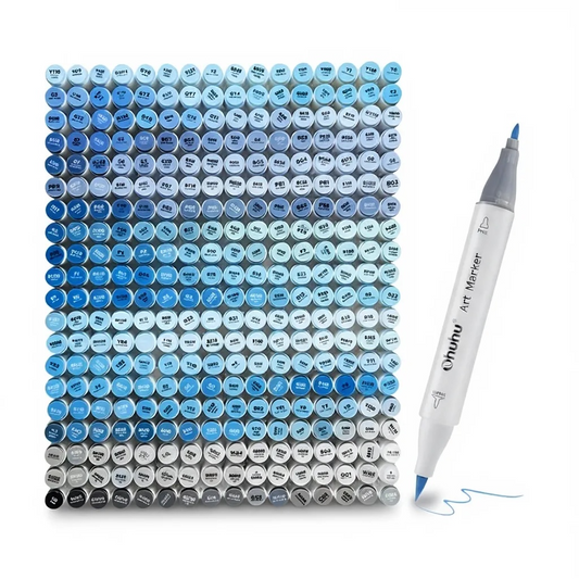 Blue Ohuhu Marker – Honolulu B Brush Tip Single Color | The Marker Monster
