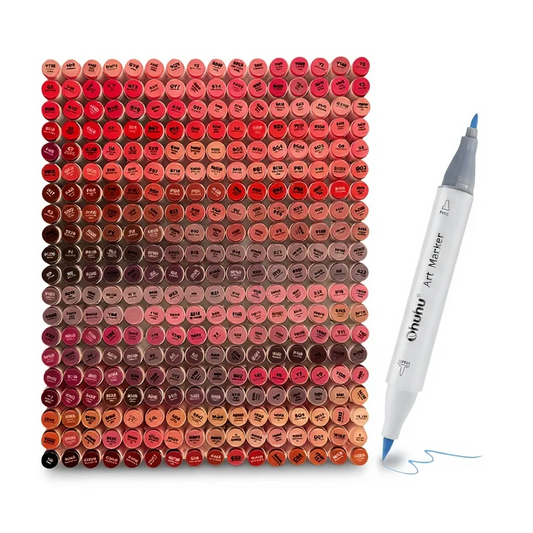Red Ohuhu Marker – Honolulu B Brush Tip Single Color | The Marker Monster