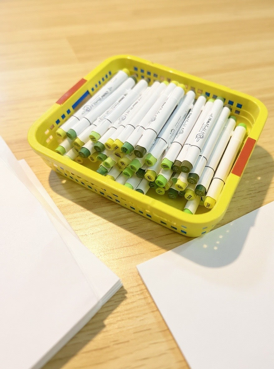 Yellow Greens Ohuhu Honolulu B Brush/Fine Tip Marker – Single Color | Sold by The Marker Monster (Authorized Reseller)