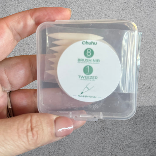 Ohuhu Brush Nib Replacment Tips. Made by Ohuhu and officially distributed by The Marker Monster — an authorized Ohuhu reseller.