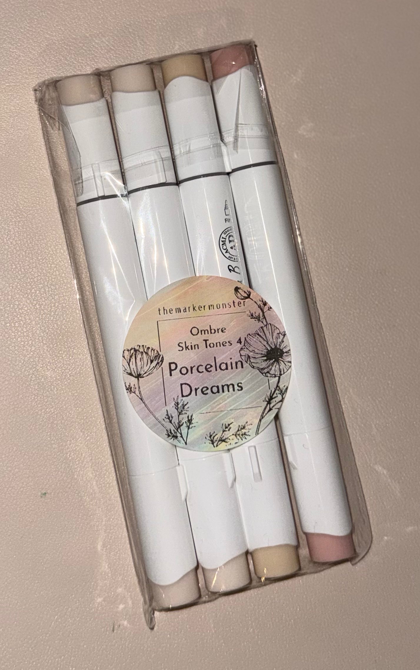 CLEARANCE Marker Palettes 4- 5 piece –Ohuhu Honolulu Brush/Fine/ Chisel Tip   Sold by The Marker Monster