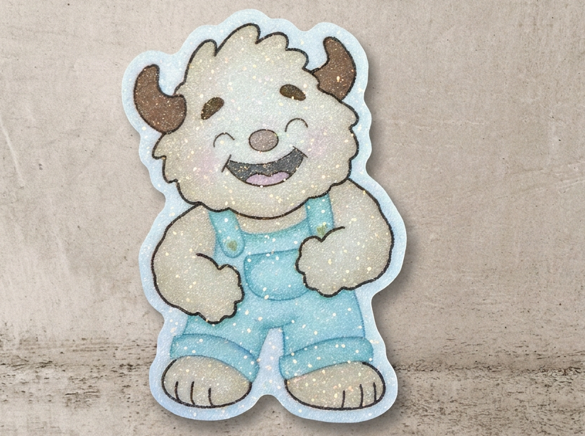 The Marker Monster and His Usual Suspects | Sand Glitter Sticker Collection