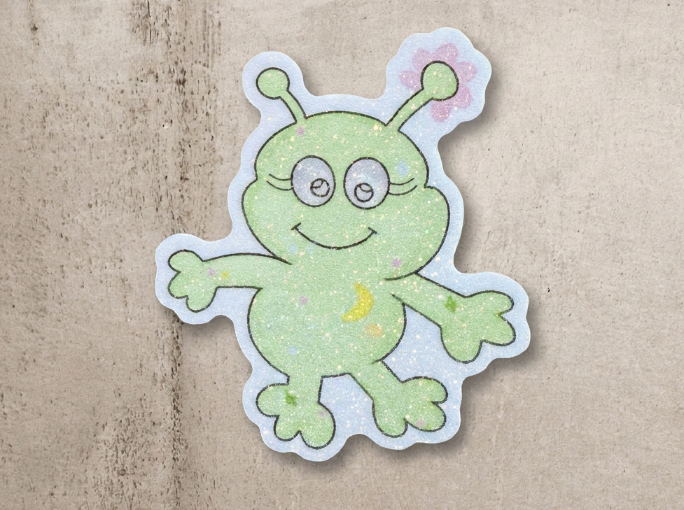 The Marker Monster and His Usual Suspects | Sand Glitter Sticker Collection