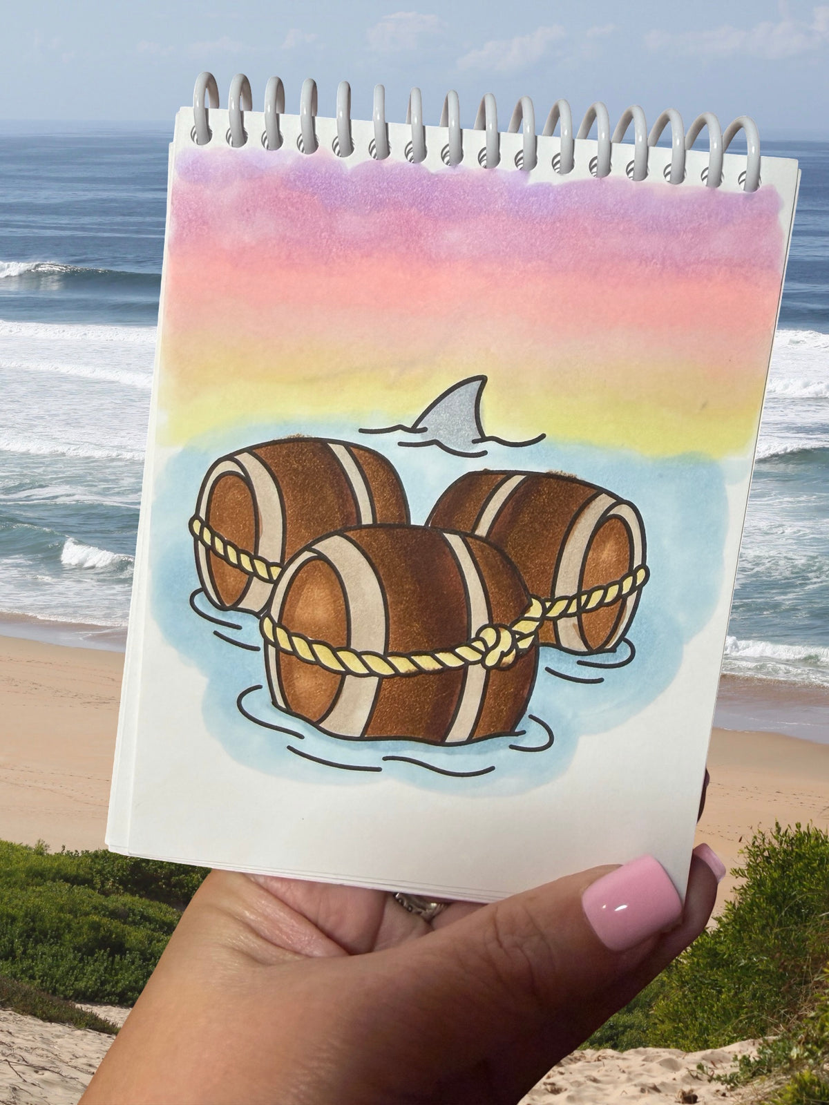 🦈 BITE ME! 🦈  Mini Bold & Easy Coloring Book