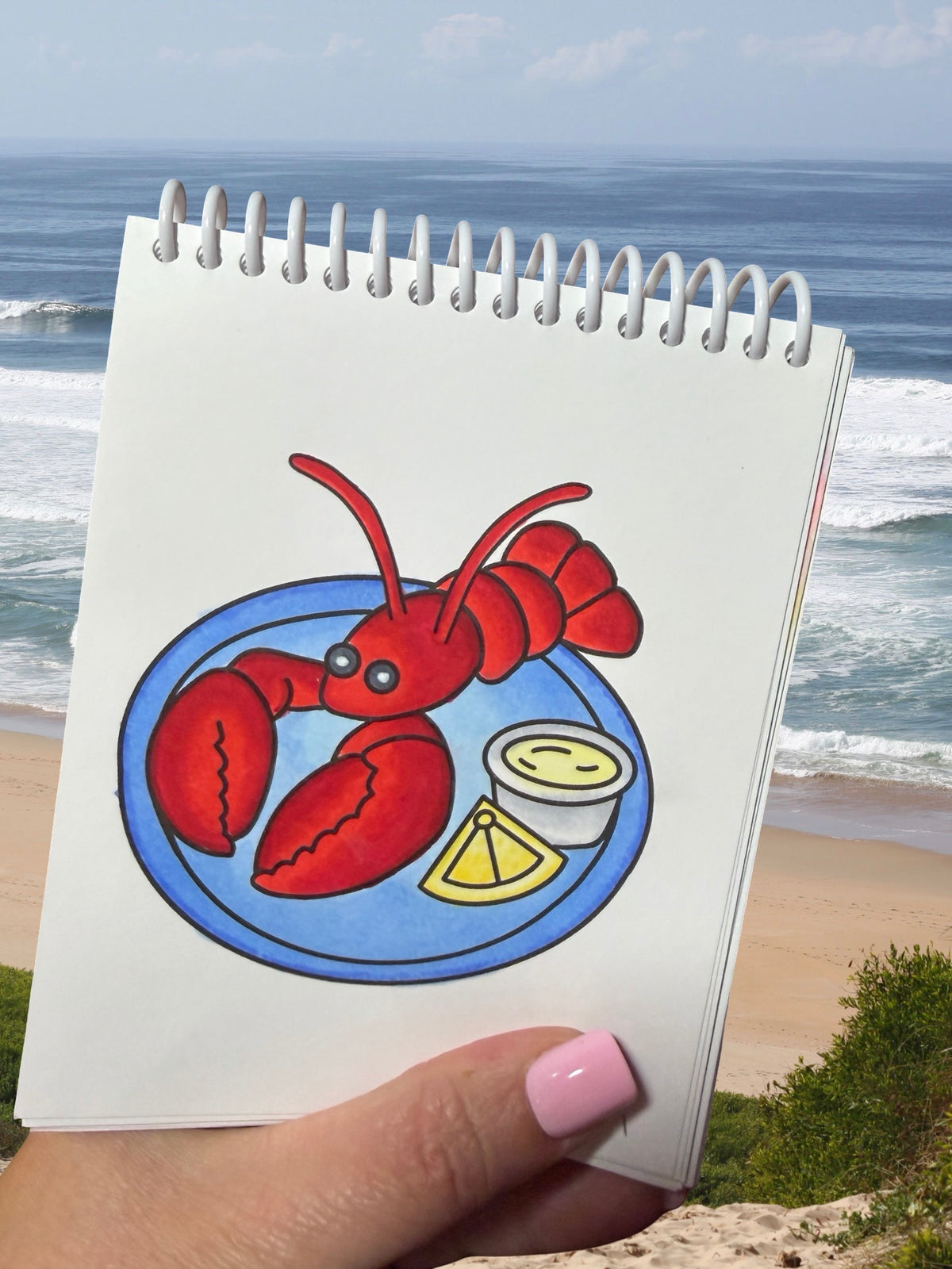 🦈 BITE ME! 🦈  Mini Bold & Easy Coloring Book