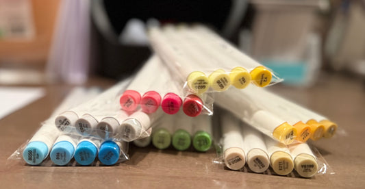 Custom Gradient Marker Bundle 4 –Ohuhu Honolulu Brush/Fine/Chisel  Tip Marker –  4 Color | Sold by The Marker Monster (Authorized Reseller)