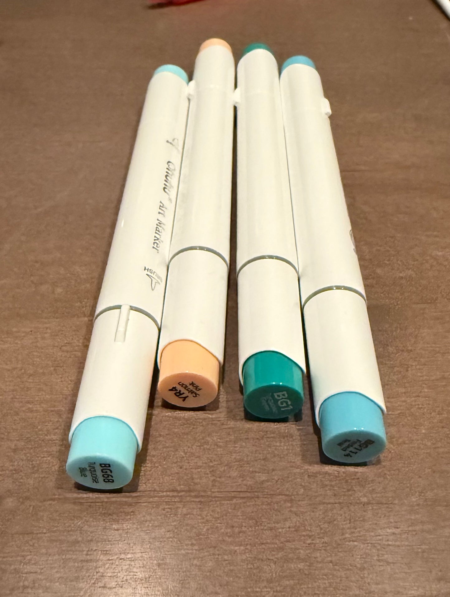 Custom Gradient Marker Bundle 4- 5 piece –Ohuhu Honolulu Brush/Fine/ Chisel Tip  Single Color | Sold by The Marker Monster