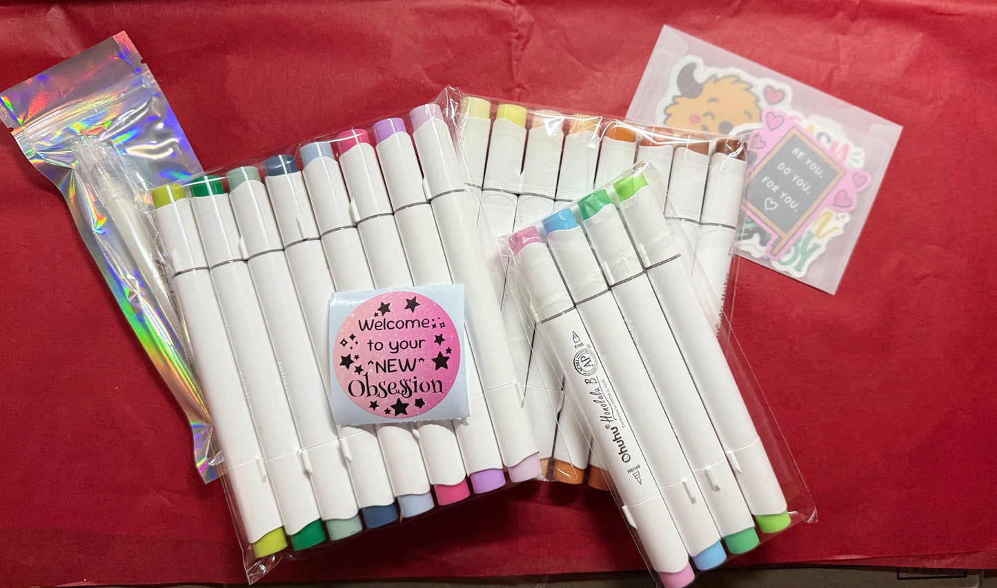 The Obsessed Package – Ultimate Ohuhu Starter Kit (Curated by The Marker Monster)