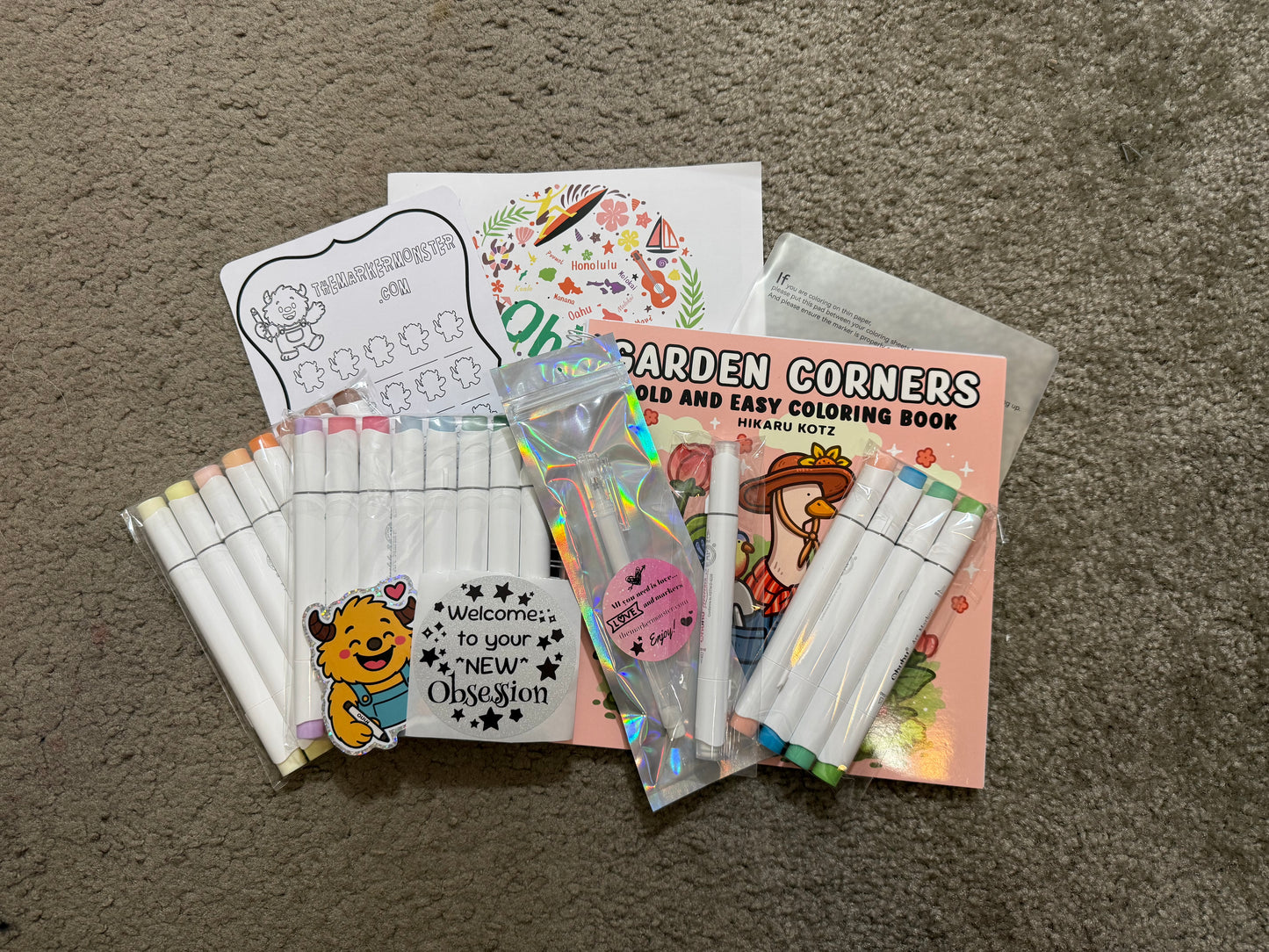 The Obsessed Package – Ultimate Ohuhu Starter Kit (Curated by The Marker Monster)