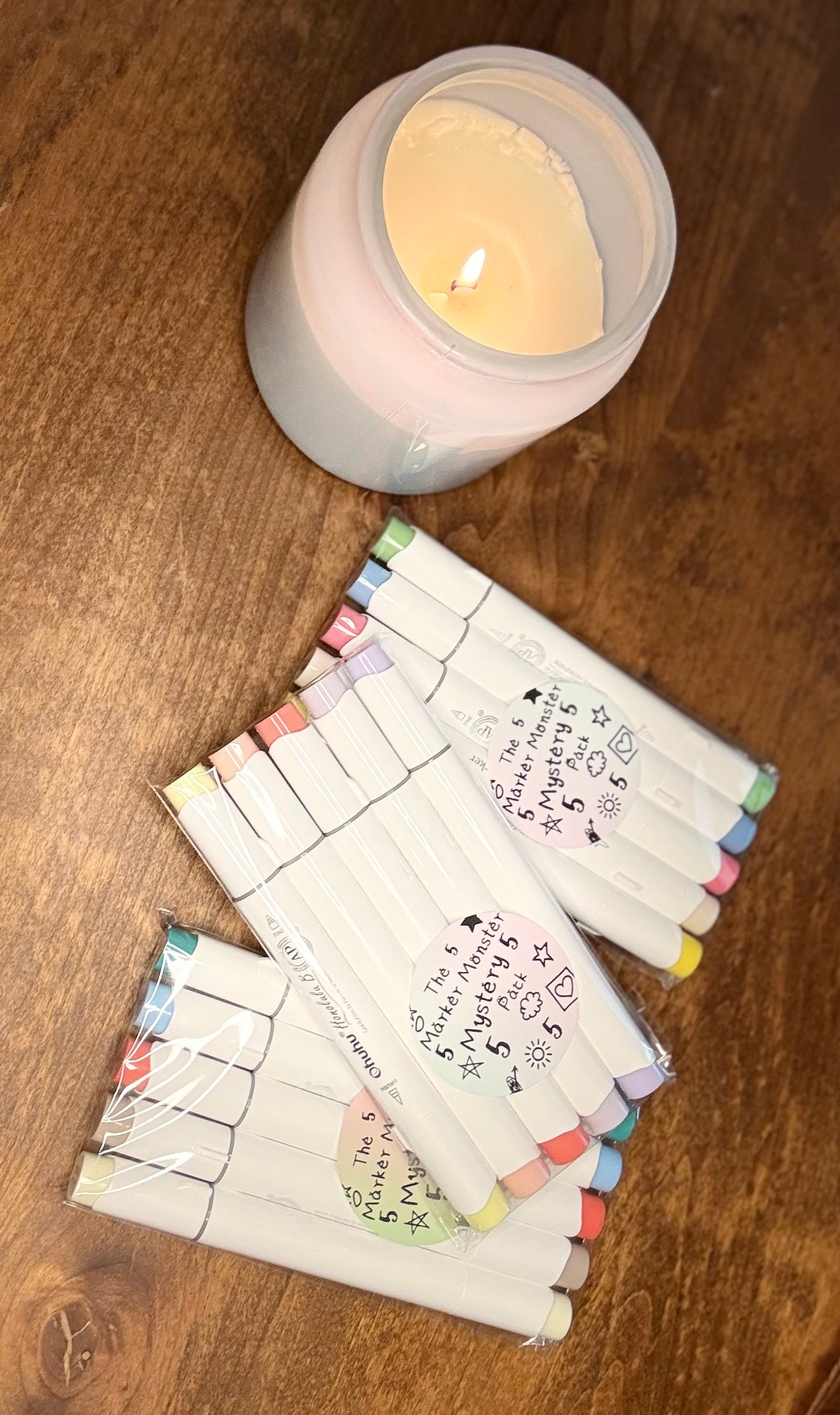 Ohuhu Honolulu 5-Pack: 'Marker Monsters' Surprise Ohuhu Honolulu B & Chisel – 5 Pack|