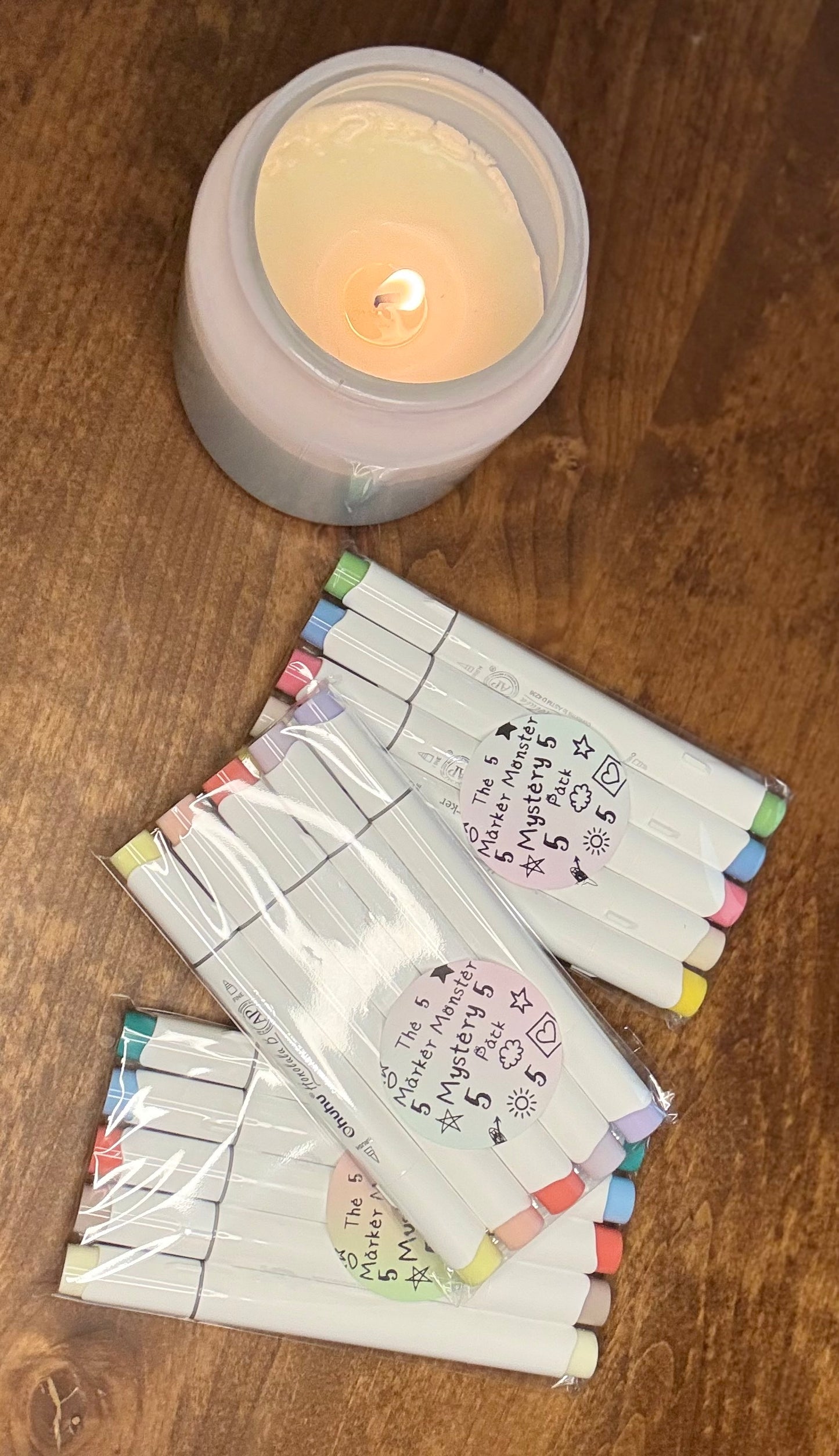 Ohuhu Honolulu 5-Pack: 'Marker Monsters' Surprise Ohuhu Honolulu B & Chisel – 5 Pack|