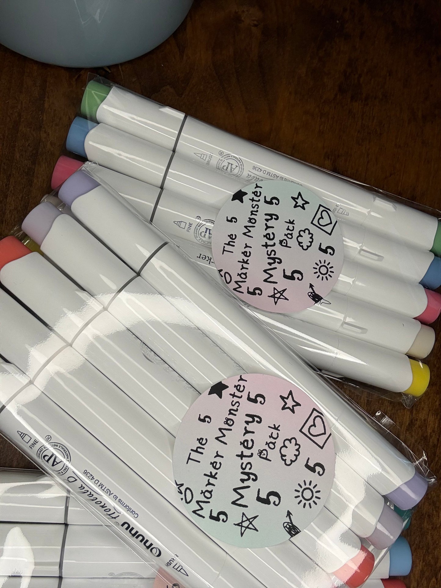 Ohuhu Honolulu 5-Pack: 'Marker Monsters' Surprise Ohuhu Honolulu B & Chisel – 5 Pack|