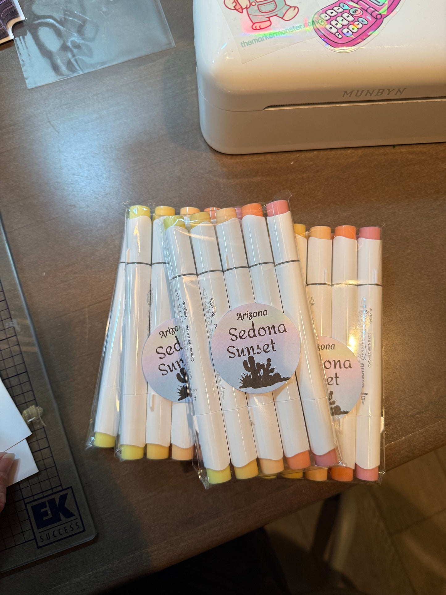 Custom Gradient Marker Bundle 4- 5 piece –Ohuhu Honolulu Brush/Fine/ Chisel Tip  Single Color | Sold by The Marker Monster