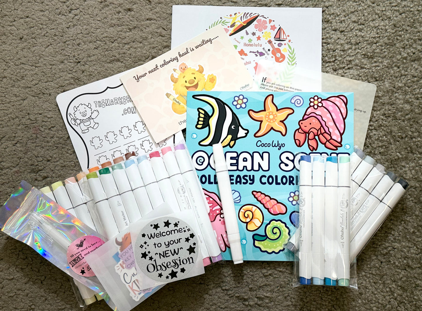 The Obsessed Package – Ultimate Ohuhu Starter Kit (Curated by The Marker Monster)