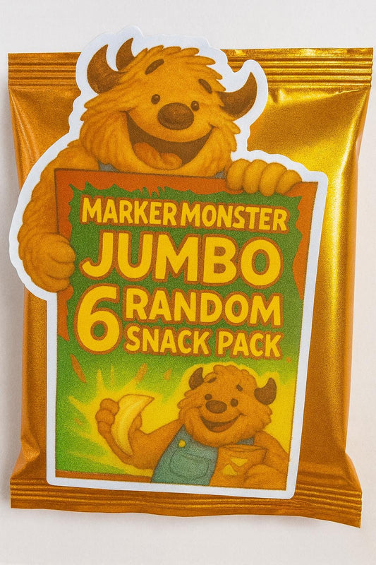 Jumbo OVERSTOCK colors  Ohuhu Honolulu Marker Mystery Pack - Set of 6